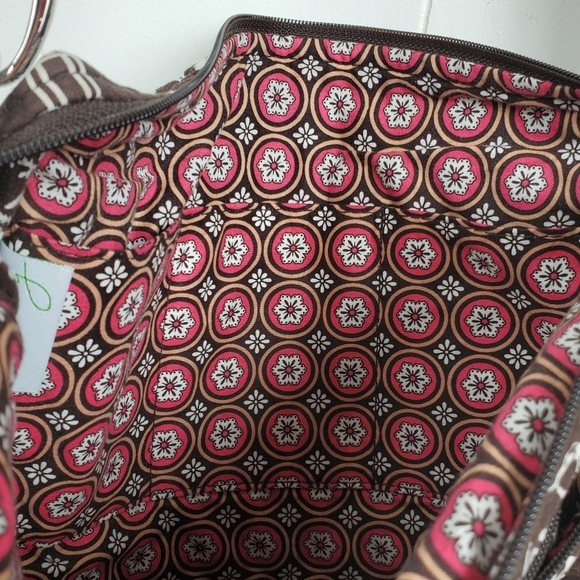 Vera Bradley Brown floral and bird schoolbag - Picture 6 of 12